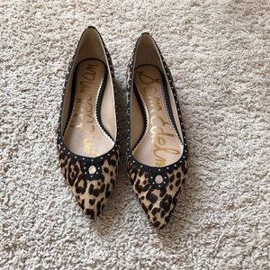 Sam Edelman Sally Pointed Toe Leopard printed